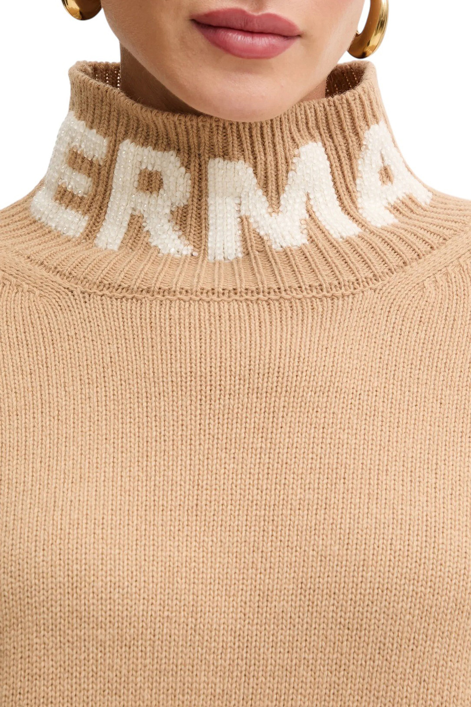 Женский Ermanno Firenze Свитер из смесовой шерсти (цвет ), артикул D47EM027EO1 | Фото 3