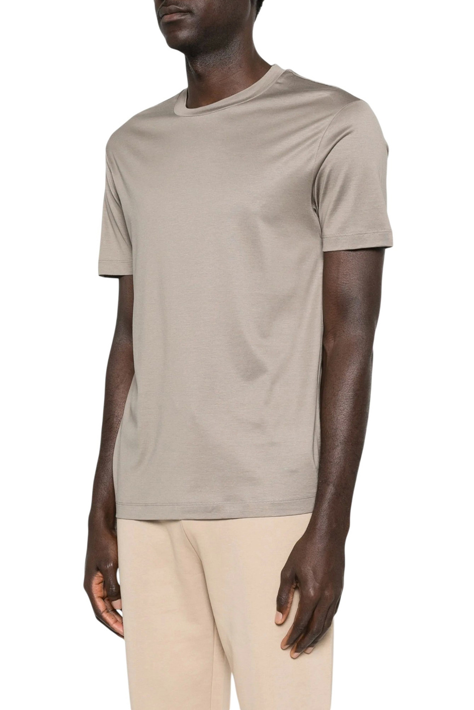 Мужской Emporio Armani Футболка однотонная (цвет ), артикул EM006691-AF10017 | Фото 4