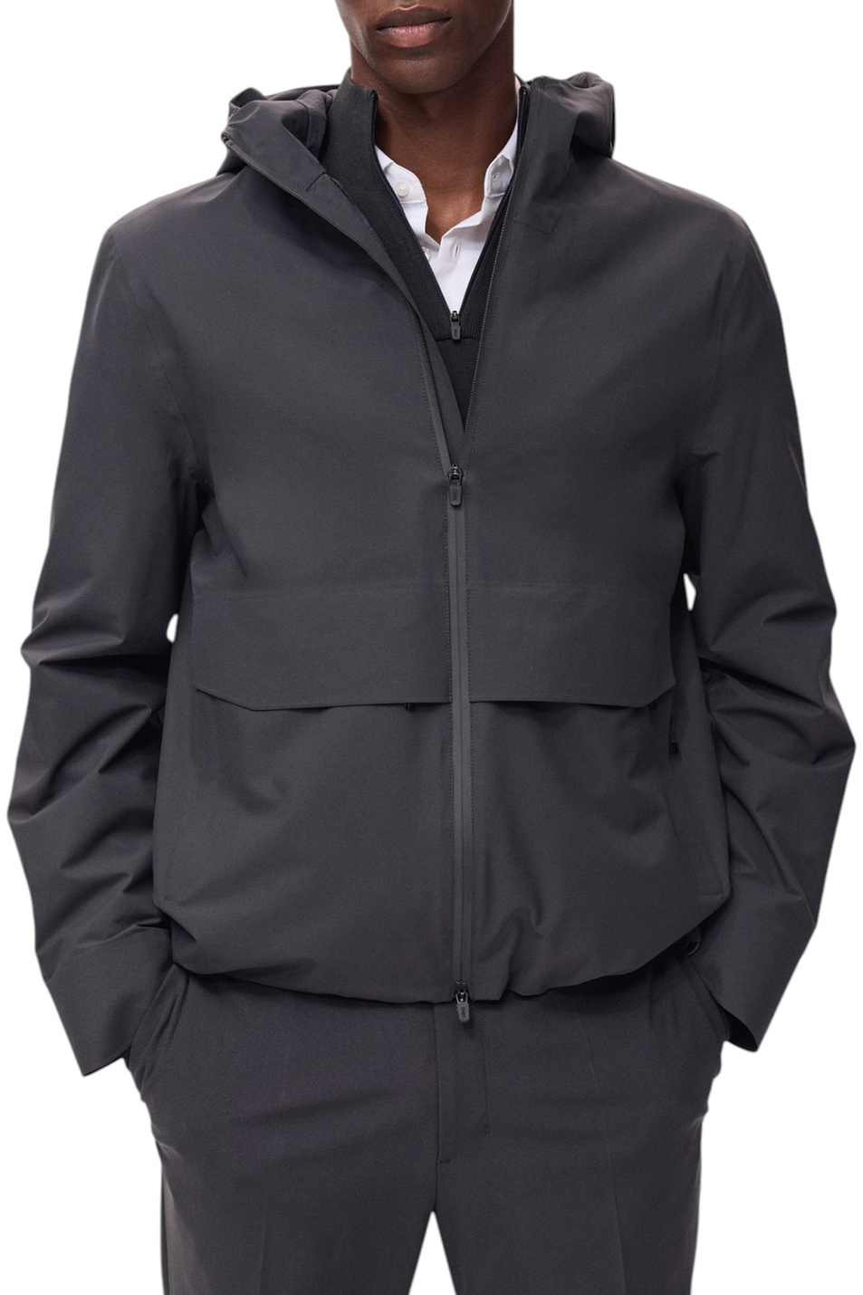 Мужской Mango Man Куртка STORM с капюшоном (цвет ), артикул 17005971 | Фото 3