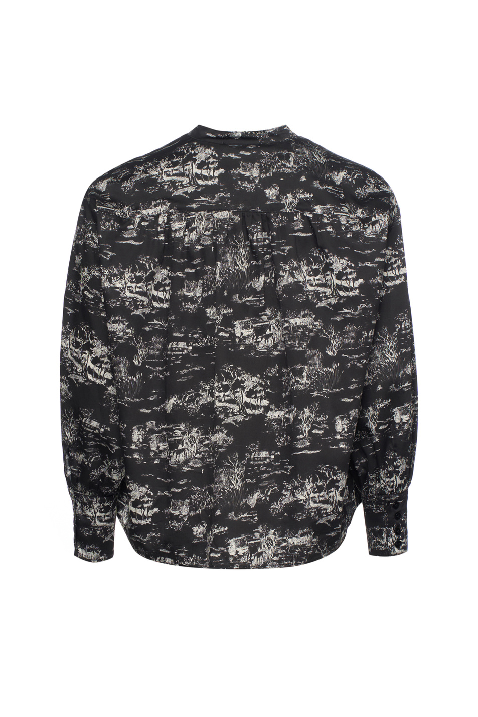 Женский iBLUES Блузка LELMI из хлопка с принтом (цвет ), артикул 2617111291 | Фото 2