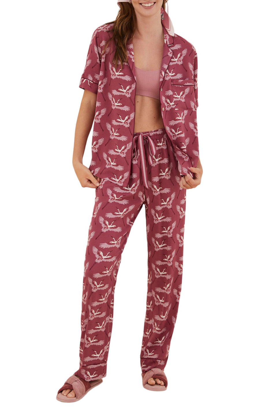 Женский Women'secret Пижама в рубашечном стиле с принтом (цвет ), артикул 4856136 | Фото 2