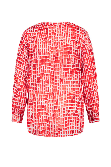 Блузка из вискозы с принтом|Основной цвет:Мультиколор|Артикул:860011-21008 | Фото 2