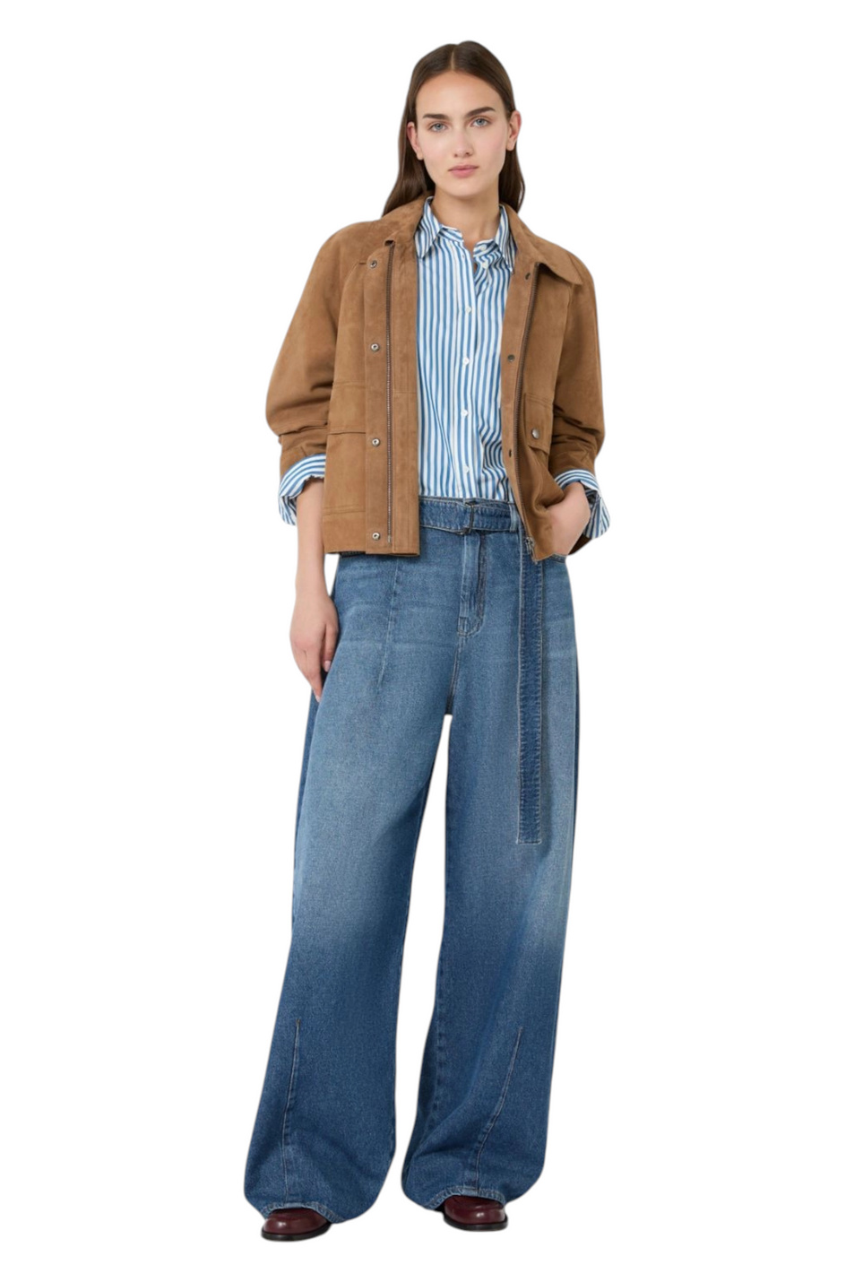 Женский Weekend Max Mara Куртка ABITO из натуральной замши (цвет ), артикул 2625446061 | Фото 2