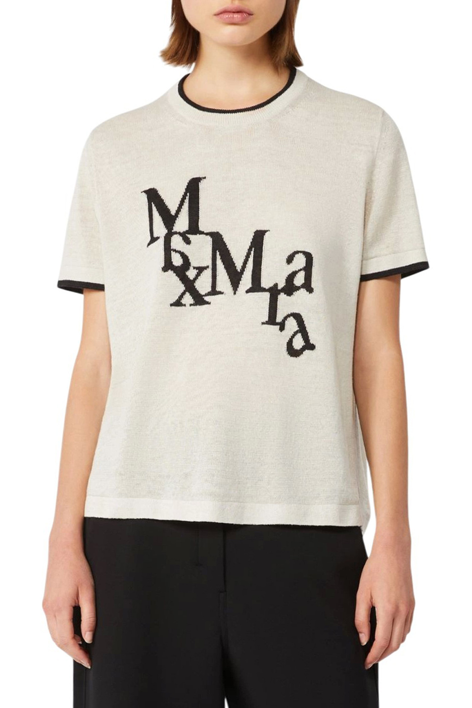 Женский Max Mara Джемпер с принтом (цвет ), артикул 2619361033 | Фото 4