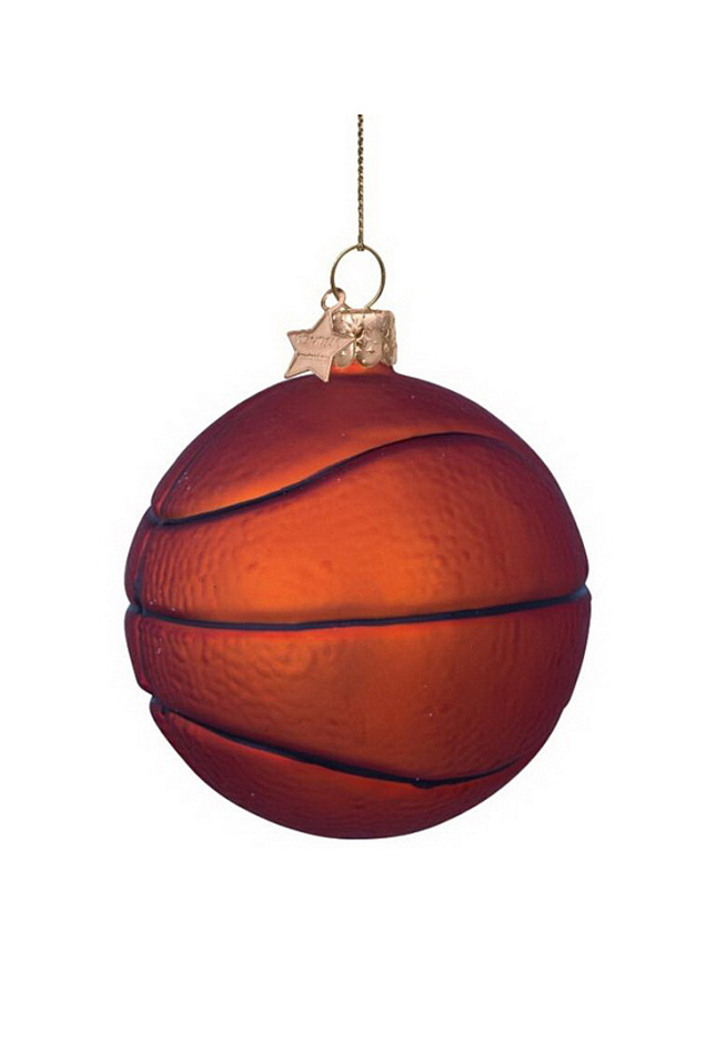 Не имеет пола Vondels Елочная игрушка "Баскетбольный мяч" 9 см (цвет ), артикул 2222620090010 | Фото 2