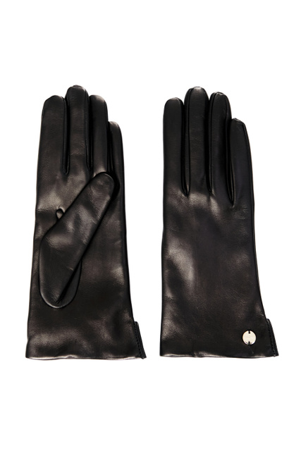 Перчатки AUDREY из натуральной кожи|Основной цвет:Черный|Артикул:E7MY1410201 | Фото 1