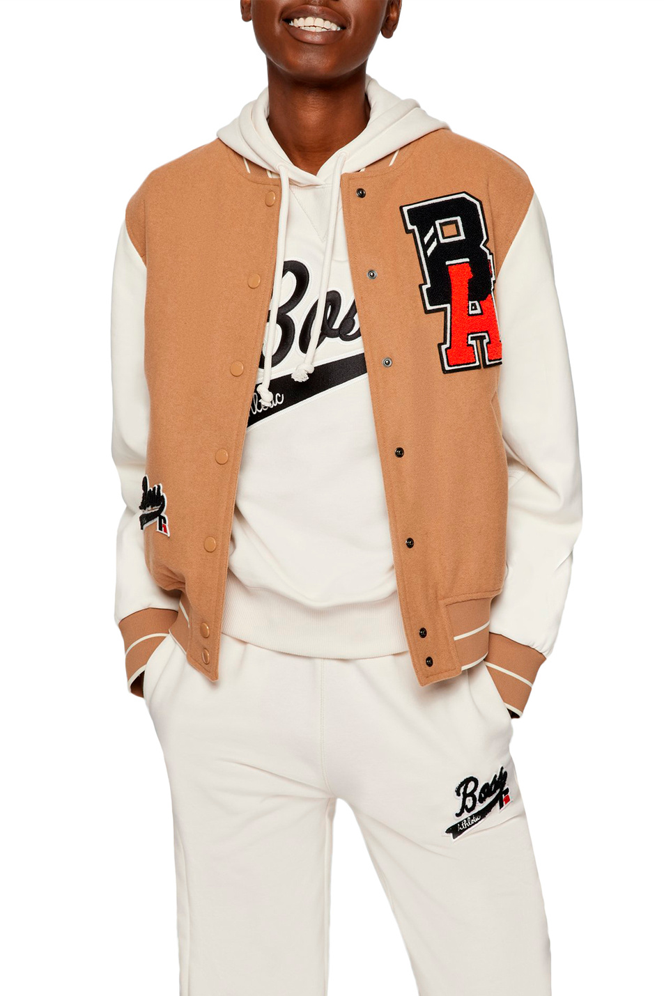 Женский BOSS Куртка-бомбер с логотипом (цвет ), артикул 50466173 | Фото 3