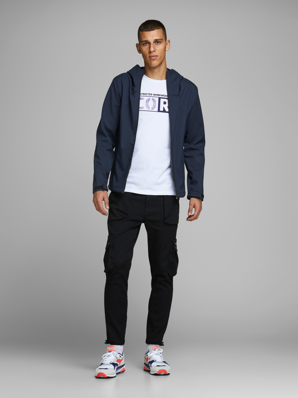 Мужской Jack & Jones Куртка с капюшоном (цвет ), артикул 12166694 | Фото 2
