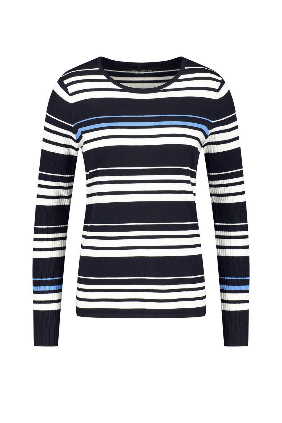 Женский Gerry Weber Лонгслив в полоску (цвет ), артикул 978009-44727 | Фото 1