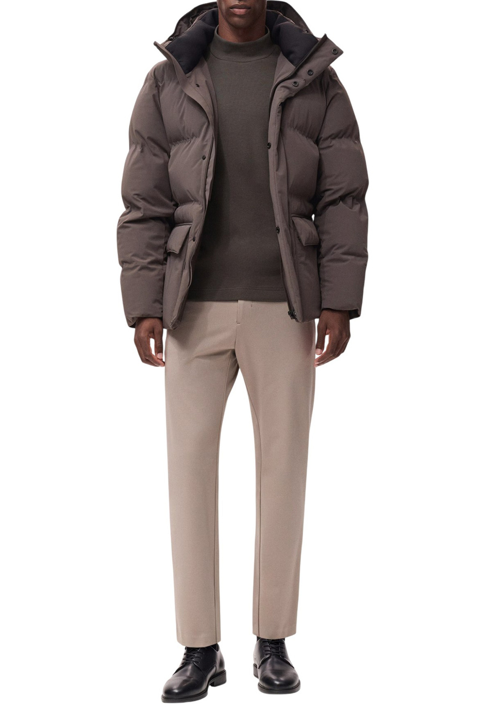 Мужской Mango Man Джемпер LUTON с высоким воротником (цвет ), артикул 17088276 | Фото 2