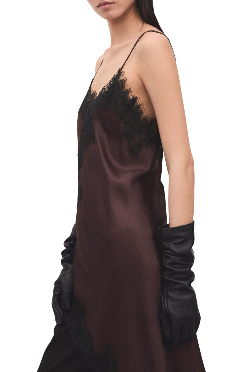 Женский Mango Топ PEARL с кружевом (цвет ), артикул 27081326 | Фото 3