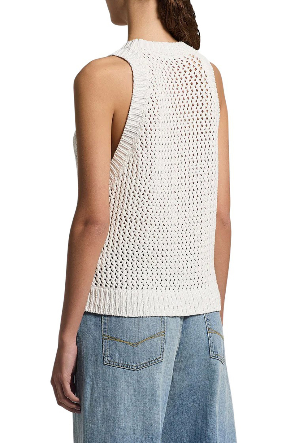 Женский Peserico Топ из хлопка (цвет ), артикул A98210F03R-09119 | Фото 4