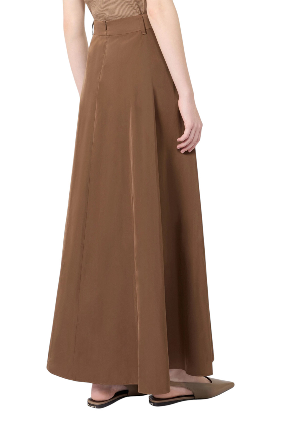 Юбка PIOVRA однотонная|Основной цвет:Коричневый Женский Max Mara Юбка PIOVRA однотонная (цвет ), артикул 2629106031 | Фото 4