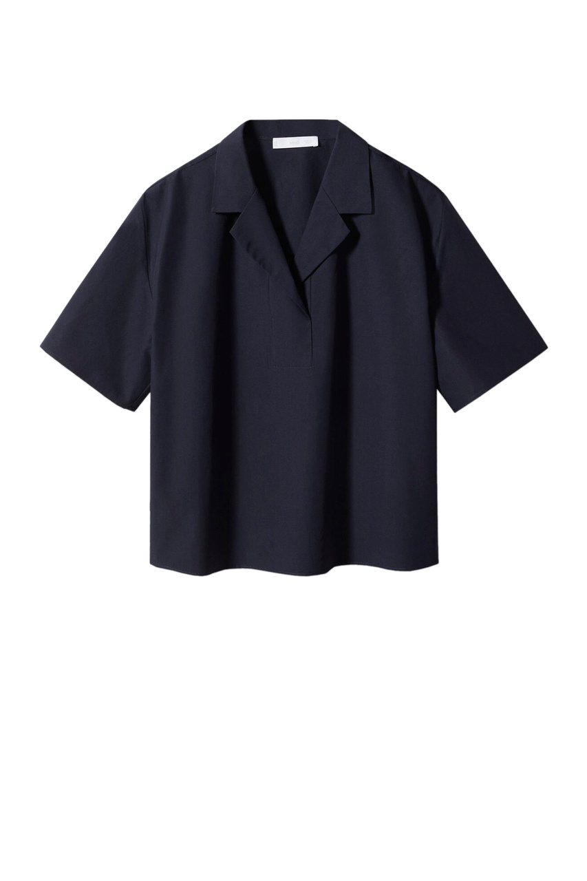 Рубашка POPI-H из натурального хлопка|Основной цвет:Синий|Артикул:57050113 | Фото 1