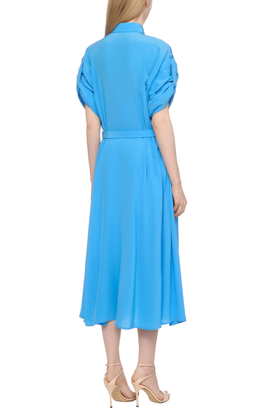 Женский ERMANNO SCERVINO Платье из шелка (цвет ), артикул D462Q324CSFKE | Фото 4