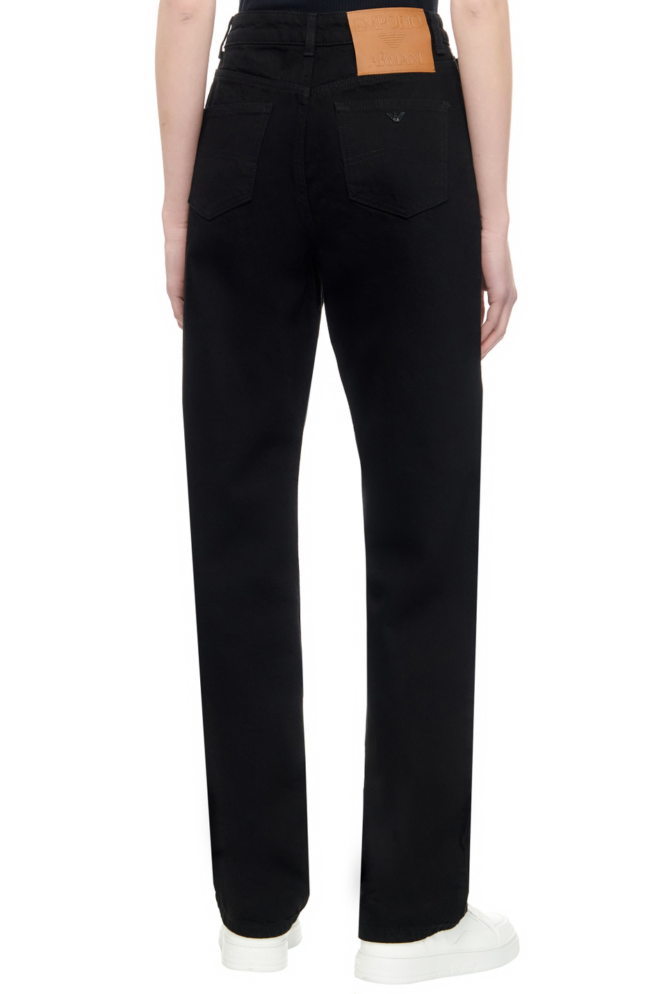 Женский Emporio Armani Джинсы из натурального хлопка (цвет ), артикул 3D2J4B-2DADZ | Фото 4