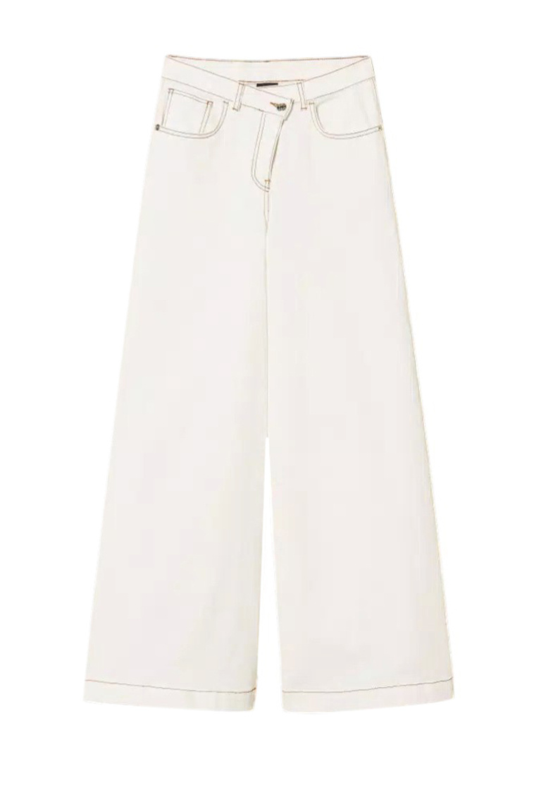 Женский TWINSET Milano Джинсы из элестичного хлопка (цвет ), артикул 261AP2384 | Фото 1