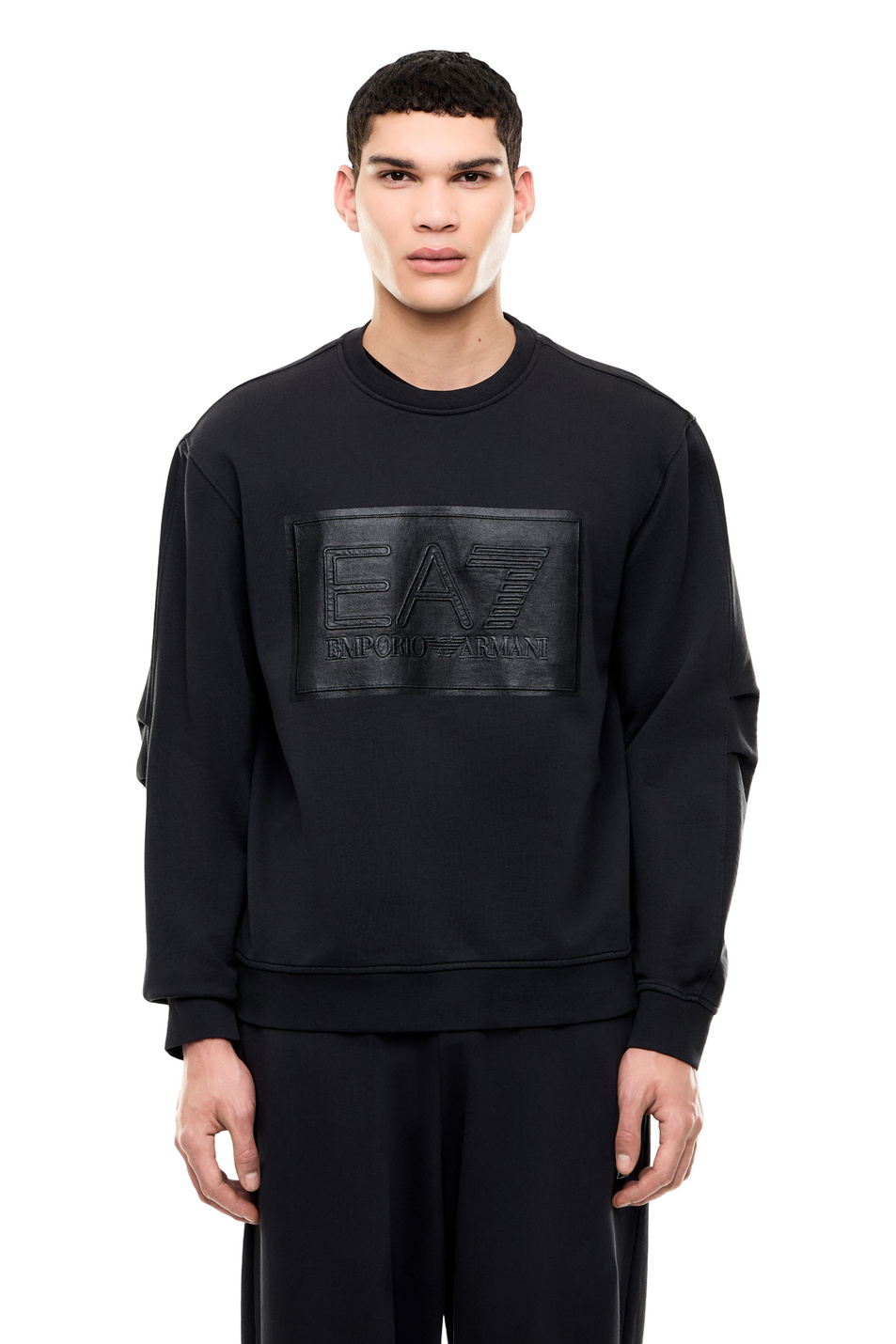 Мужской EA7 Свитшот Black Edition с тиснёным логотипом (цвет ), артикул 7M002108-AF27201 | Фото 4