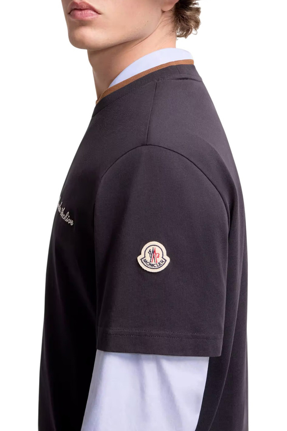 Мужской Moncler Футболка из хлопка (цвет ), артикул L10918C00015-89AYY | Фото 5