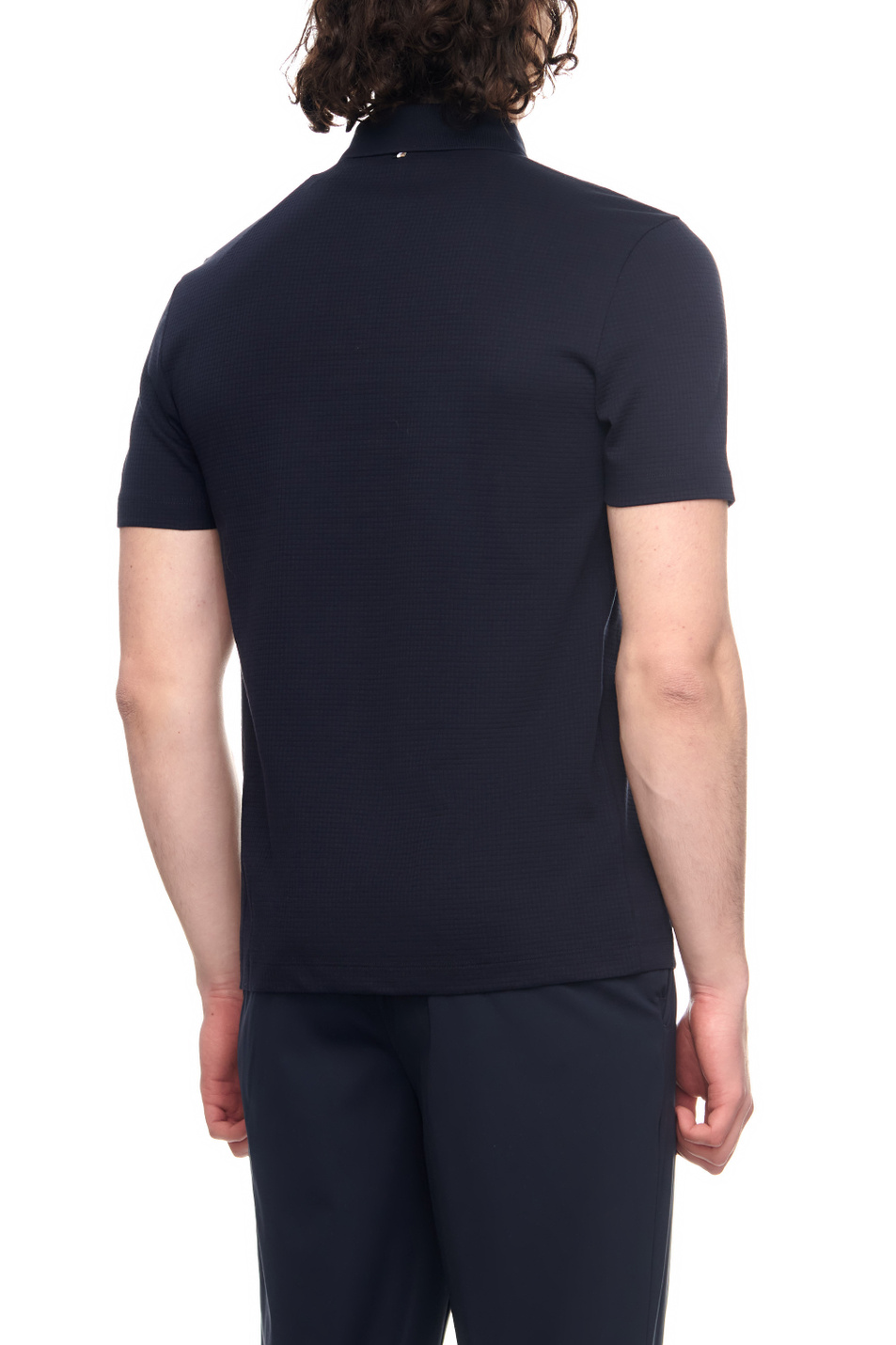 Мужской BOSS Рубашка поло из фактурного хлопка (цвет ), артикул 50486157 | Фото 5