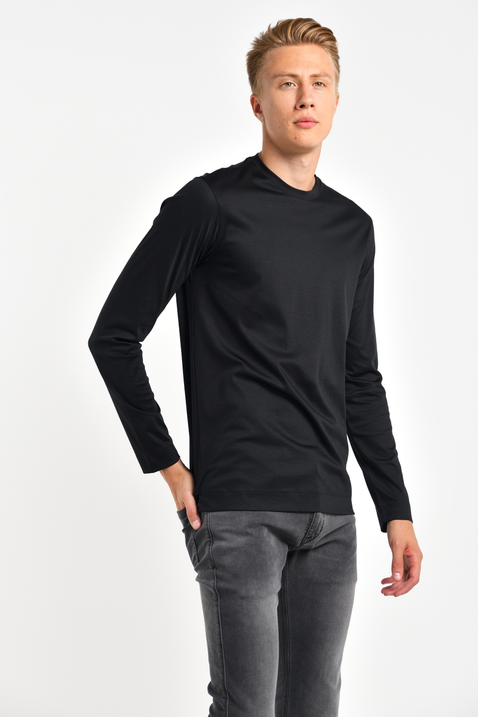 Мужской Zegna Лонгслив (цвет ), артикул VV348-ZZ642-K09 | Фото 4