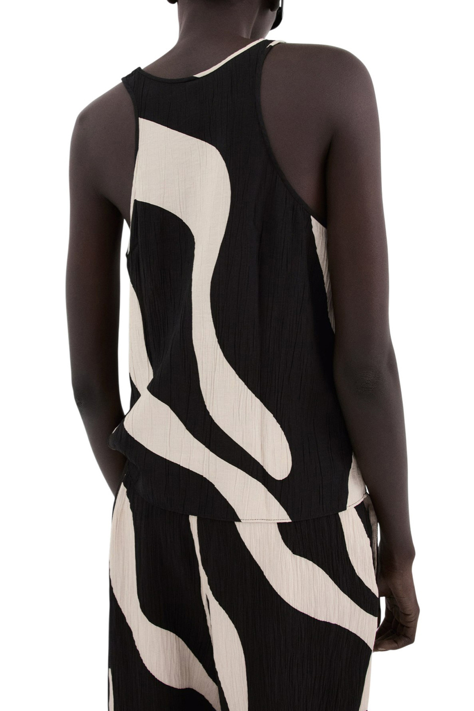 Женский Mango Топ NIKITA с принтом (цвет ), артикул 27055833 | Фото 4