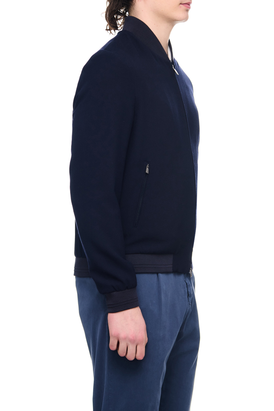 Мужской Corneliani Бомбер с карманами на молнии (цвет ), артикул 91L596-3118555 | Фото 4