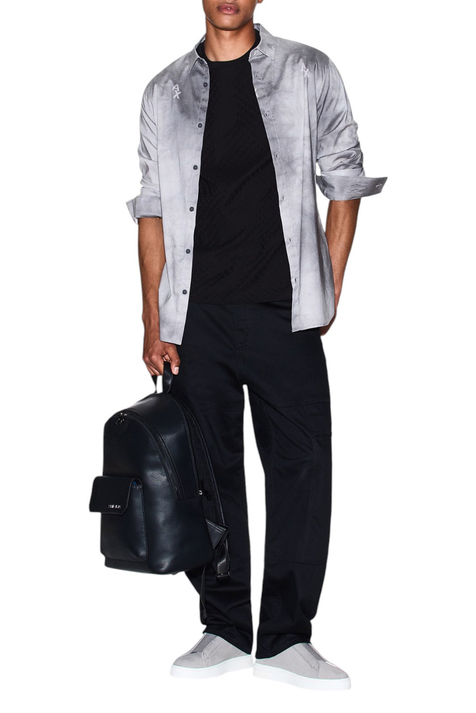 Мужской Armani Exchange Футболка из хлопка (цвет ), артикул XM001431-AF10337 | Фото 2