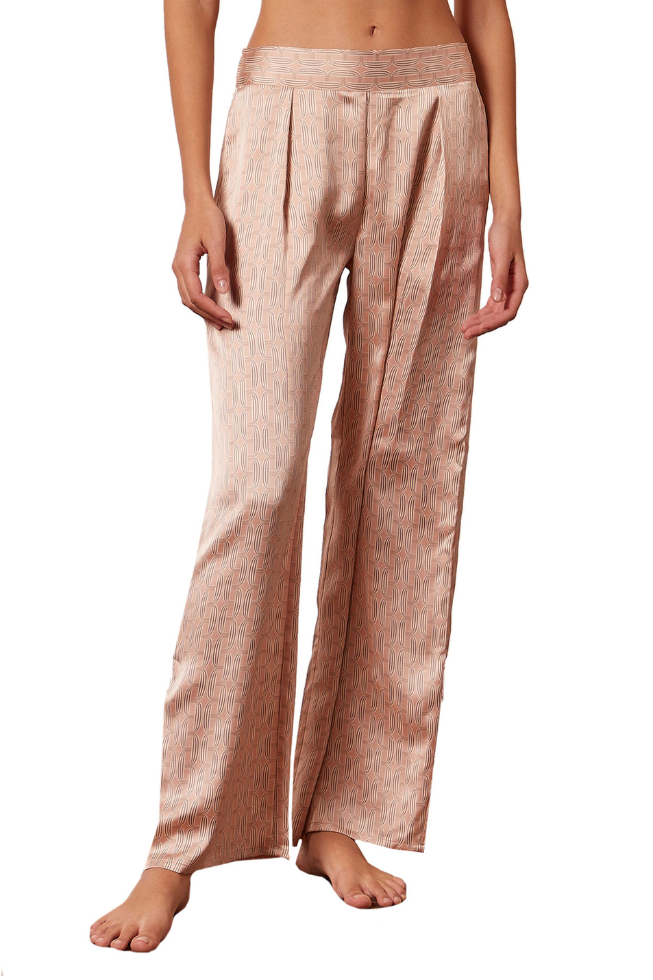 Etam Широкие атласные брюки LOUNGE (цвет ), артикул 6531083 | Фото 1
