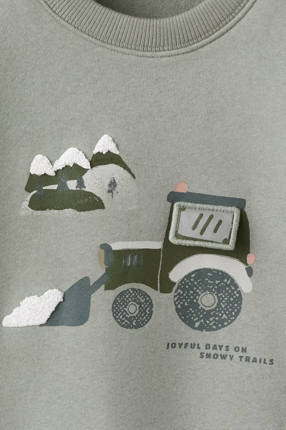 Мальчикам Mango Kids Свитшот SNOWCAR с принтом (цвет ), артикул 17047792 | Фото 3