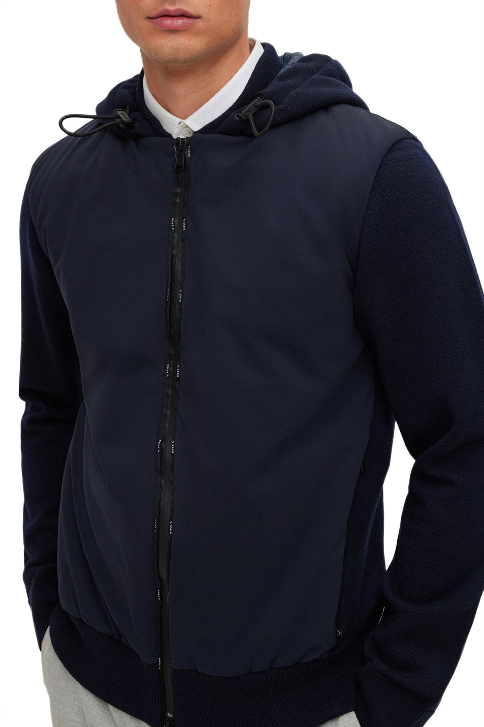Мужской BOSS Куртка на молнии с капюшоном (цвет ), артикул 50477367 | Фото 4