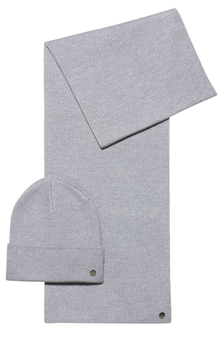 HUGO Вязаный комплект Xmas (шарф и шапка-бини) (цвет ), артикул 50446020 | Фото 2