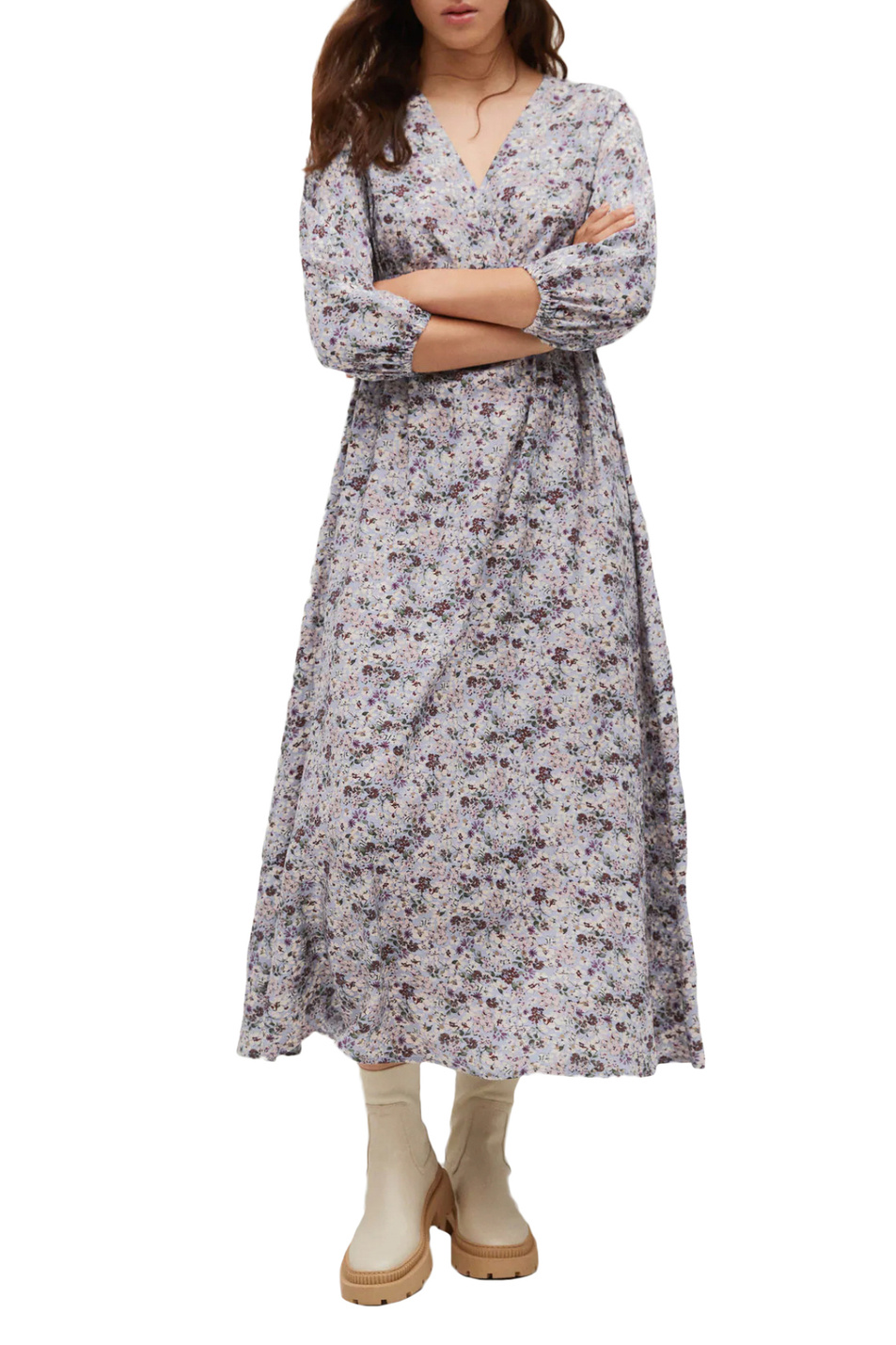 Женский Mango Платье TANGERIN из смесовой вискозы (цвет ), артикул 17023775 | Фото 2