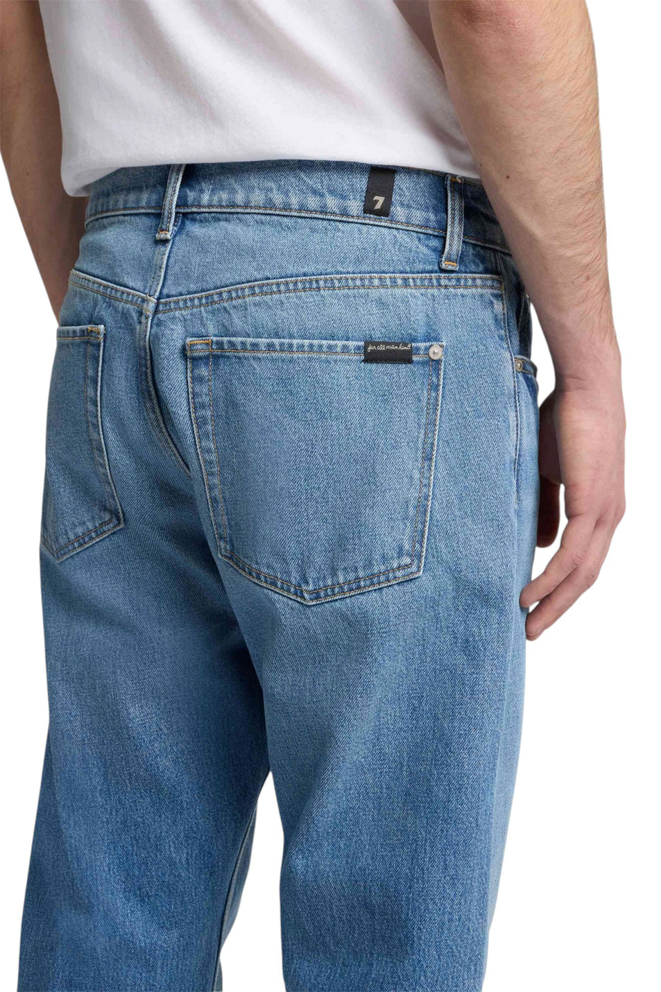 Мужской 7 for all Mankind Джинсы MASON из хлопка (цвет ), артикул 7TD80E35 | Фото 5