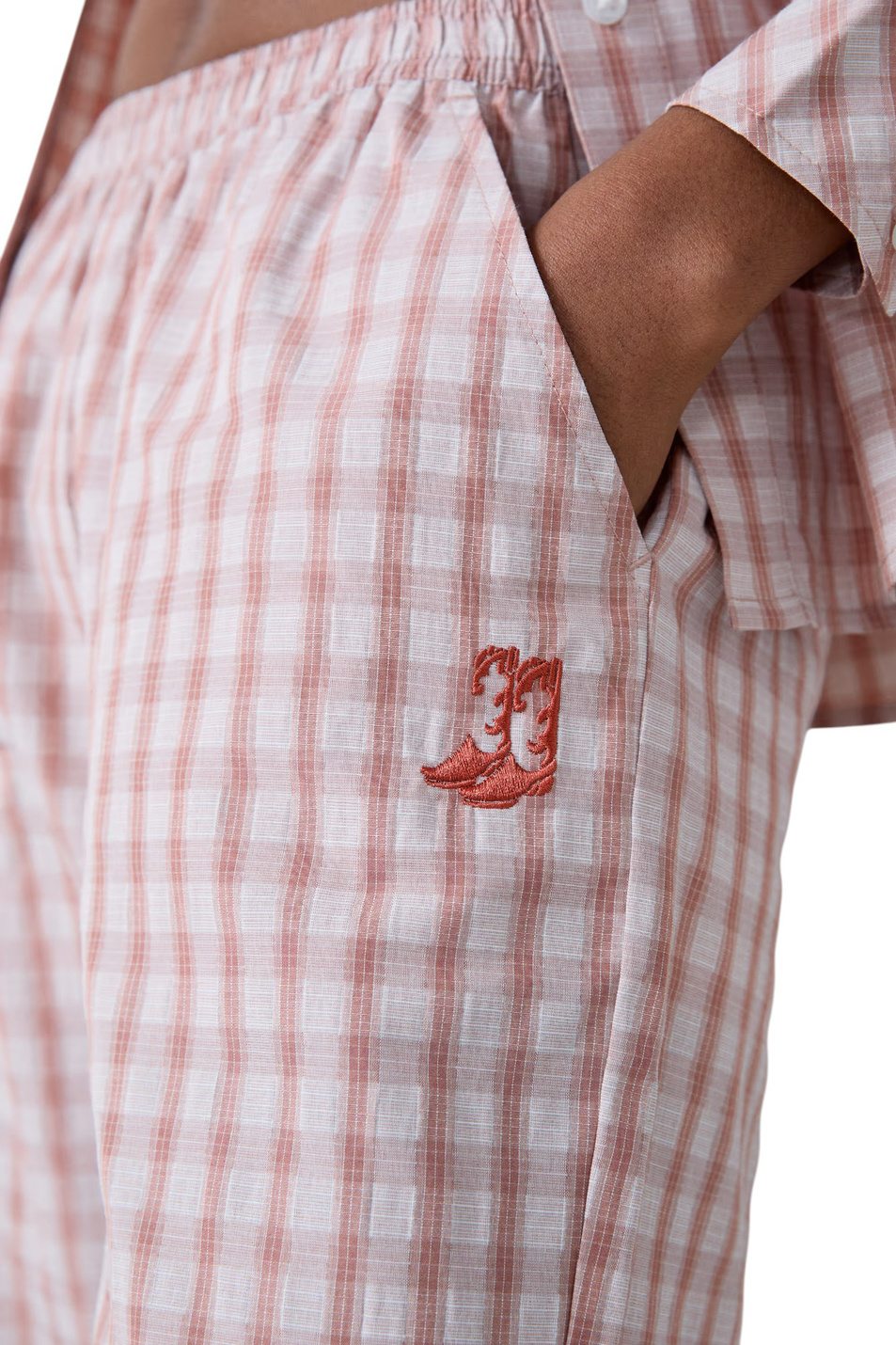 Женский Etam Брюки BLANKET в клетку (цвет ), артикул 6552532 | Фото 4