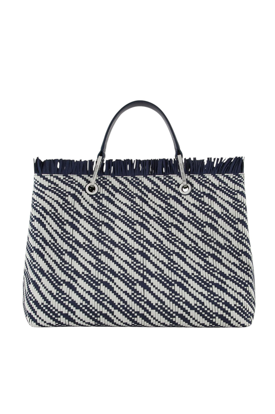 Женский Emporio Armani Сумка-шопер MyEA Basketweave с логотипом (цвет ), артикул EW000360-AF12759 | Фото 3