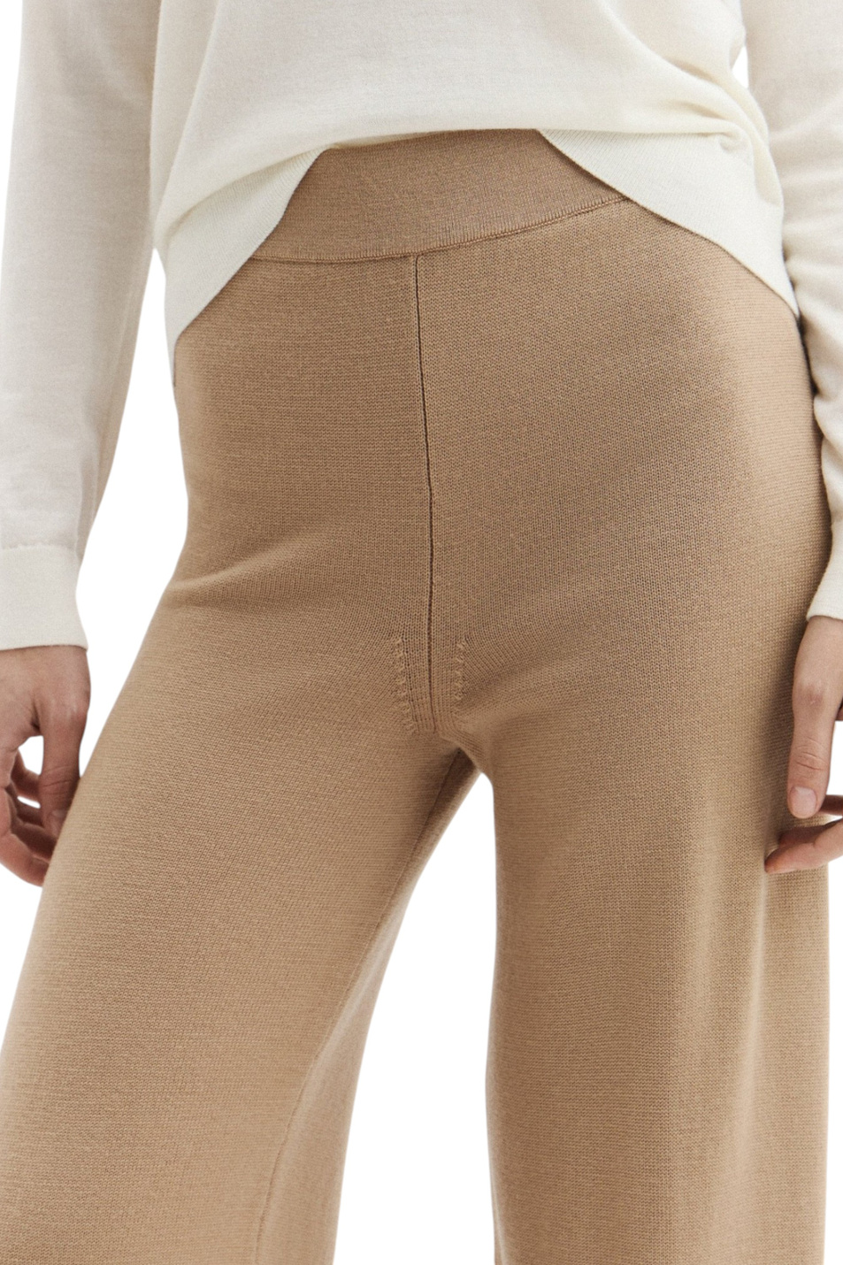 Брюки GABARRA из шерсти|Основной цвет:Бежевый Женский Max Mara Брюки GABARRA из шерсти (цвет ), артикул 2626336028 | Фото 6