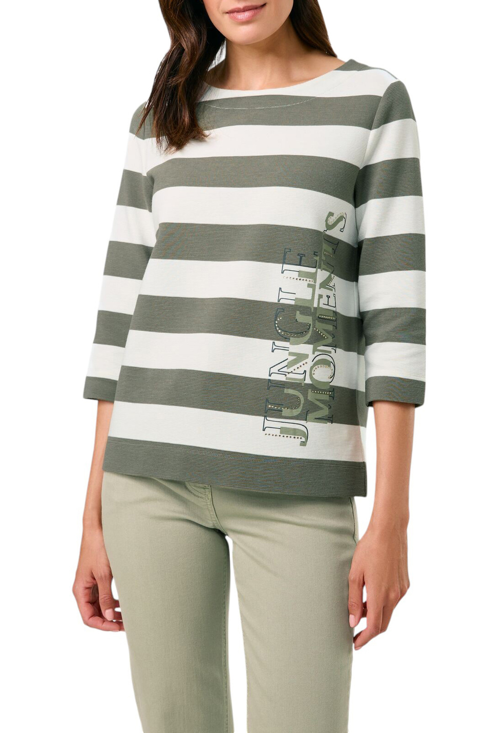 Женский Gerry Weber Джемпер из смесового хлопка (цвет ), артикул 570290-35017 | Фото 3