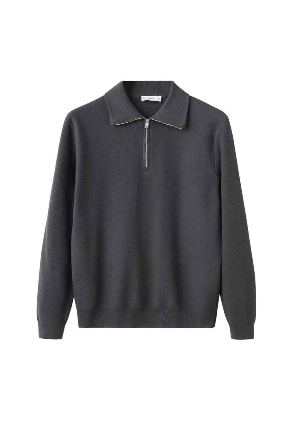 Мужской Mango Man Джемпер TENP с воротником на молнии (цвет ), артикул 27041282 | Фото 1
