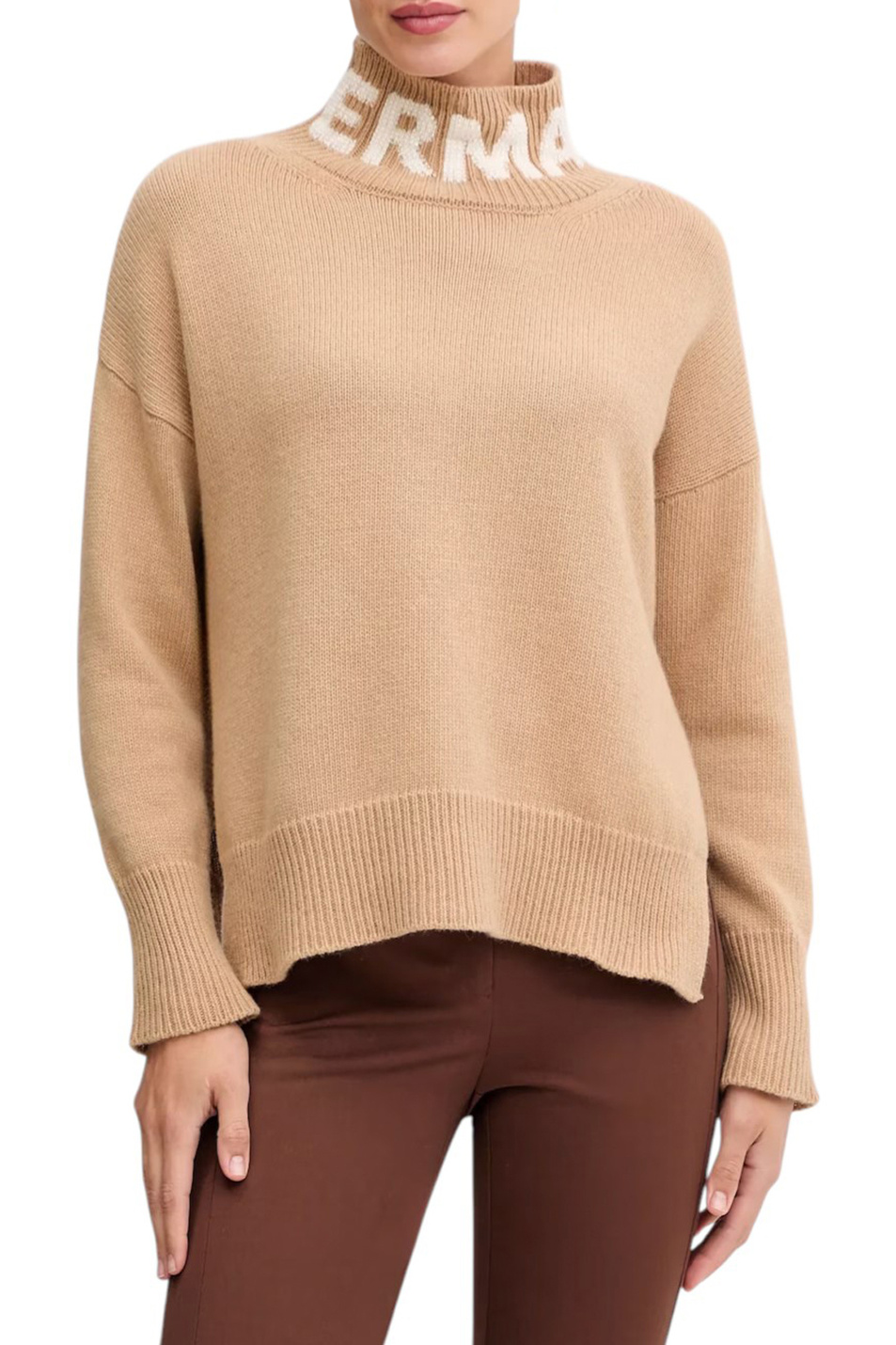 Женский Ermanno Firenze Свитер из смесовой шерсти (цвет ), артикул D47EM027EO1 | Фото 5