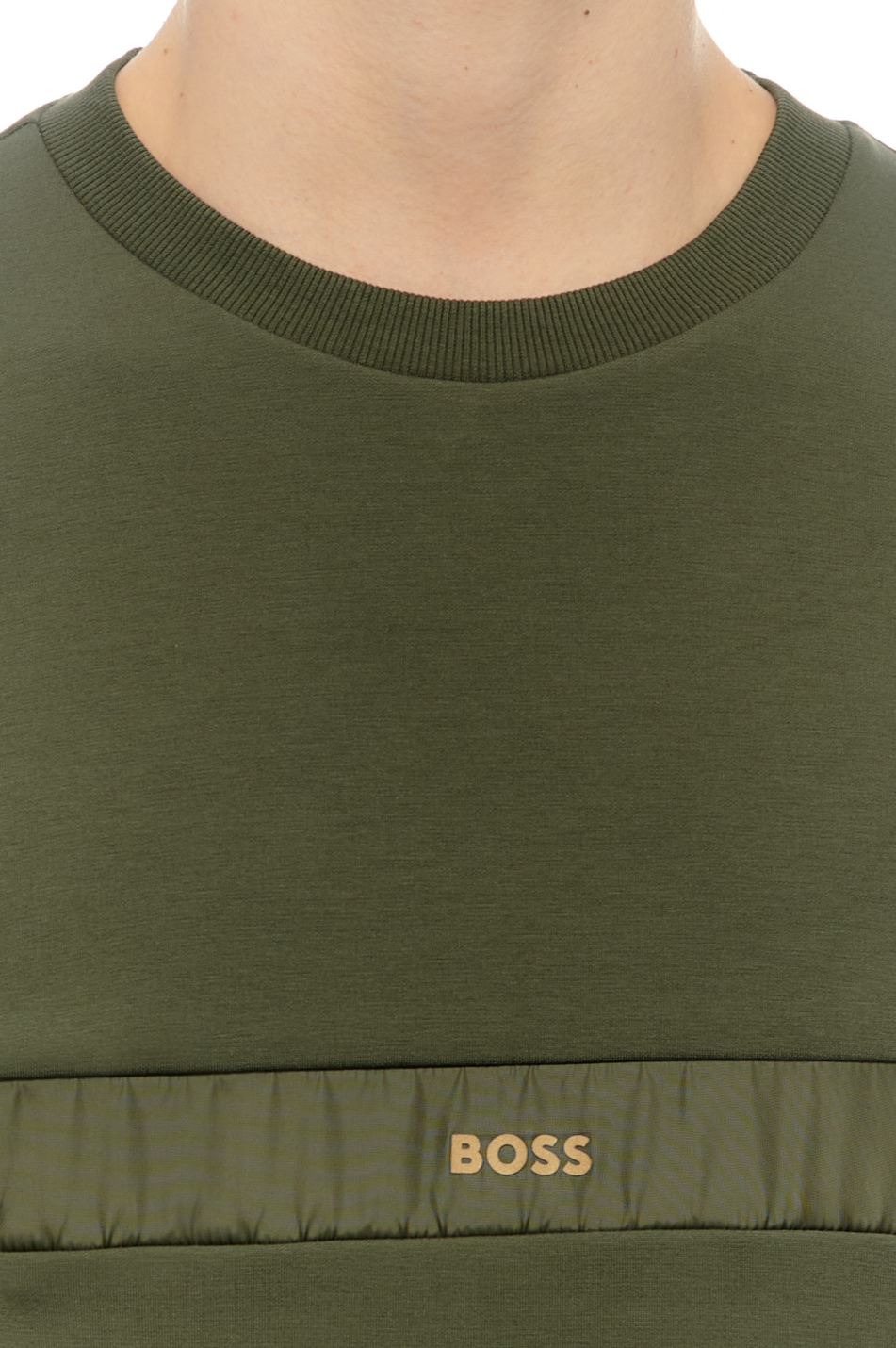 Мужской BOSS Свитшот из смесового хлопка с логотипом (цвет ), артикул 50504887 | Фото 5