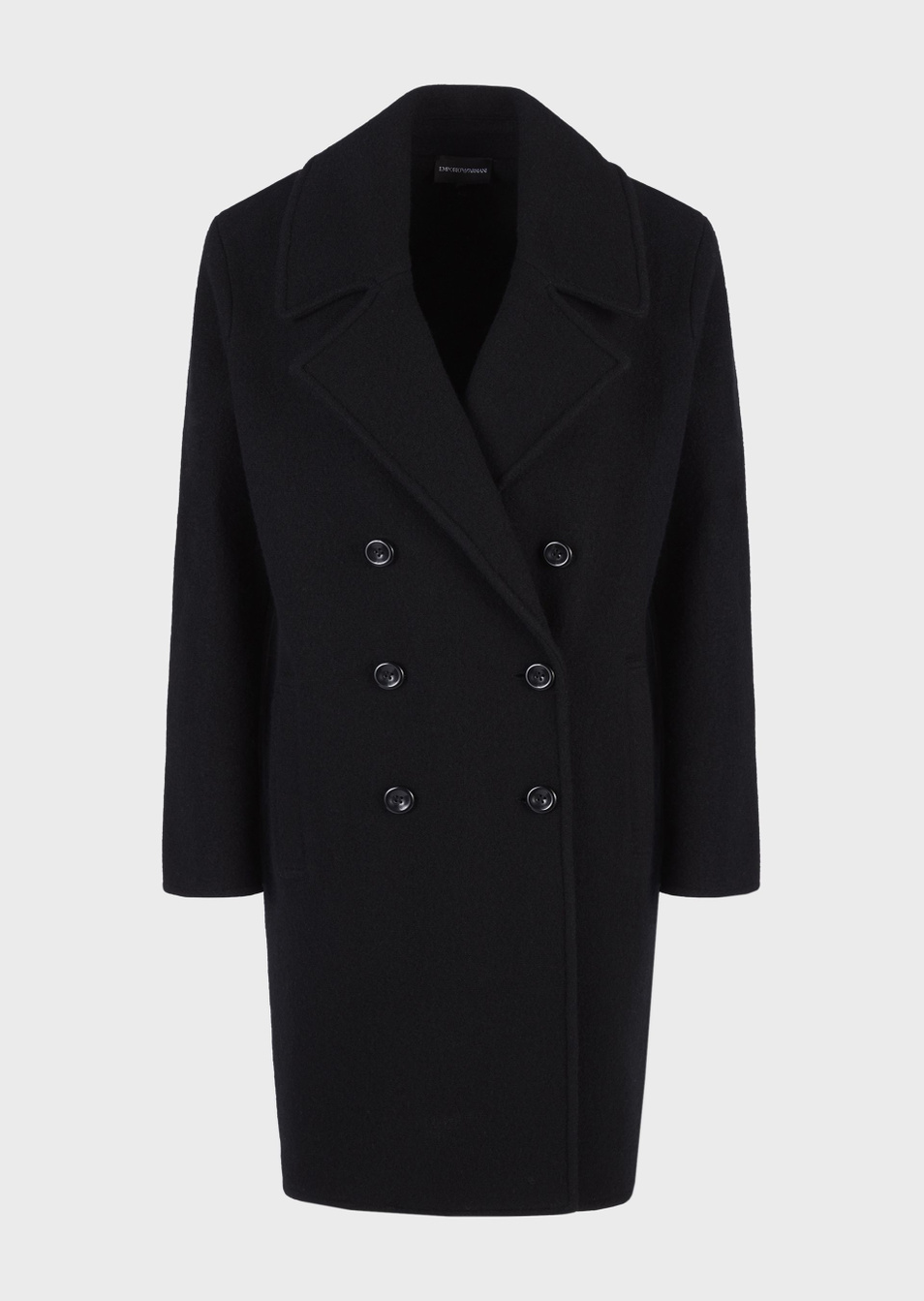 Женский Emporio Armani Двубортное пальто из смесовой шерсти (цвет ), артикул 6H2LT2-2M07Z | Фото 1