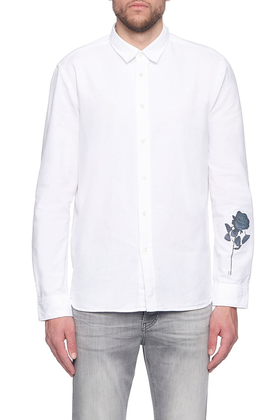 HUGO Рубашка Emero из натурального хлопка с принтом на рукаве (цвет ), артикул 50453472 | Фото 1