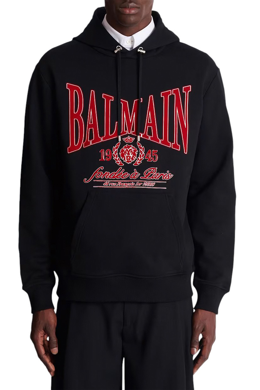 Мужской Balmain Худи из хлопка (цвет ), артикул FH0JT047GF25 | Фото 3