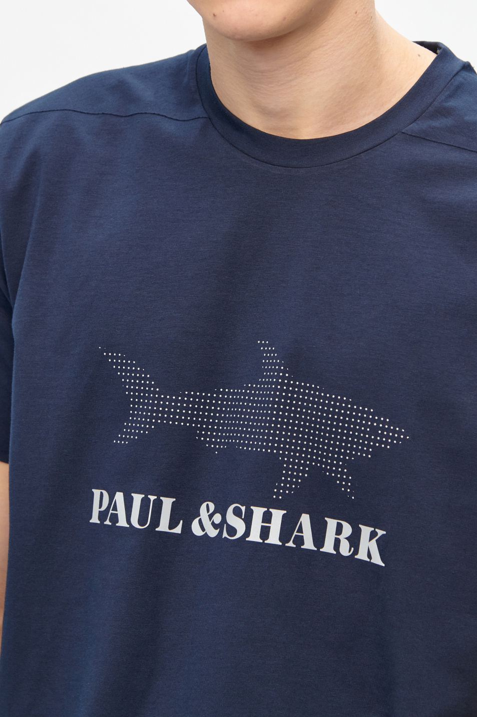 Paul & Shark Футболка с принтом из смесового хлопка (цвет ), артикул 21411019 | Фото 5