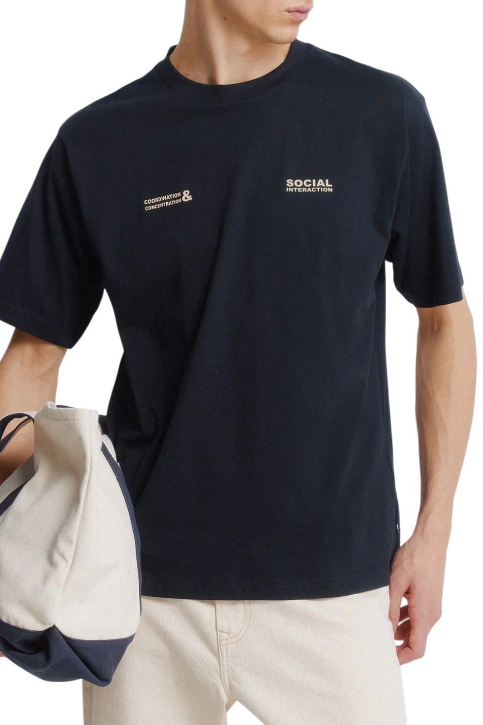 Мужской Springfield Футболка из хлопка (цвет ), артикул 0263444 | Фото 1