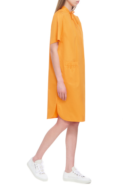 Платье TAJA из эластичного хлопка|Основной цвет:Оранжевый|Артикул:66153390 | Фото 2