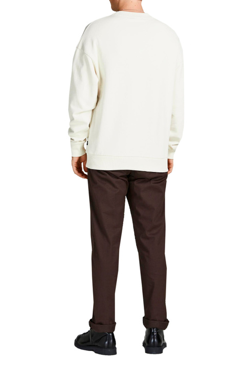 Jack & Jones Однотонный свитшот из натурального хлопка ( цвет), артикул 12206439 | Фото 3