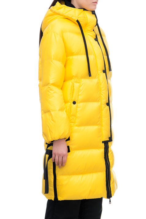 Ermanno Firenze Стеганое пальто с контрастными деталями ( цвет), артикул D41EA005APEO6 | Фото 6