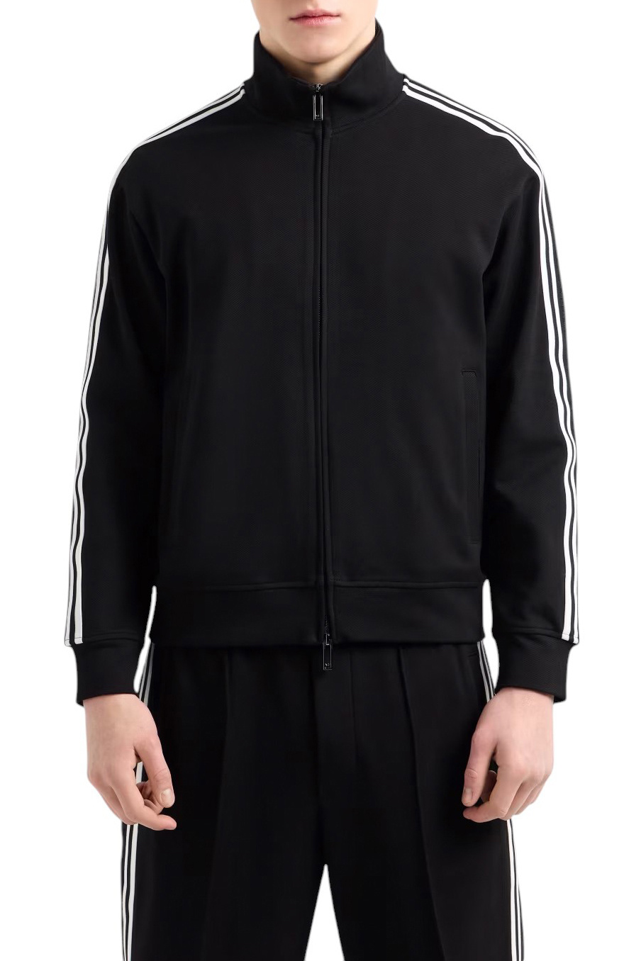 Мужской Emporio Armani Толстовка из смесового хлопка (цвет ), артикул EM001110-AF13488 | Фото 2